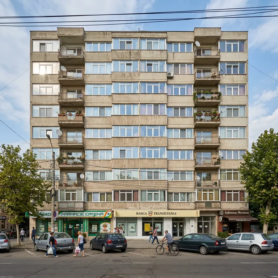 Spalare geamuri cu drona pentru fatada vitrata